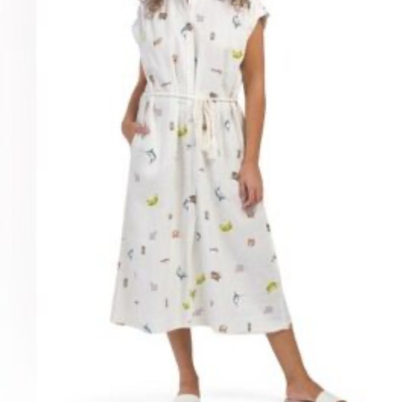 Rachel Zoe Dresses & Skirts - NWT Rachel zoe medium linen dress tropical print 1110